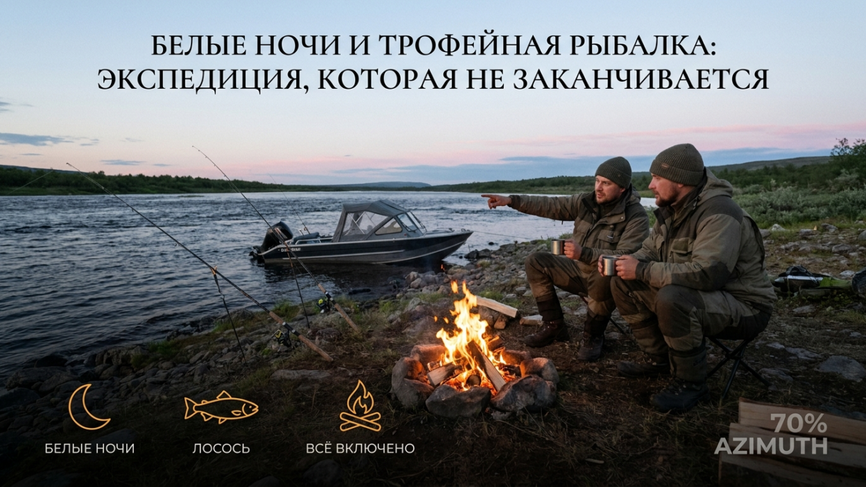 Белые ночи на севере — рыбалка, которая не заканчивается