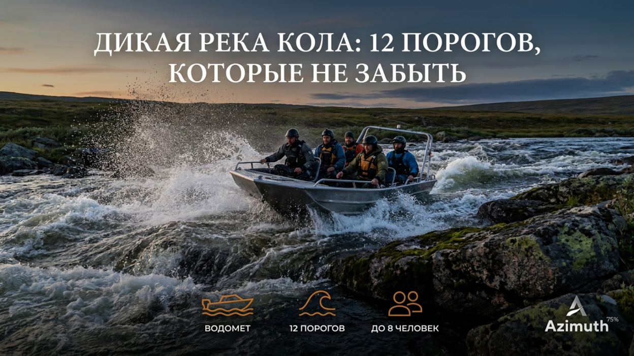 Дикая река Кольского: 12 порогов, которые вы запомните навсегда
