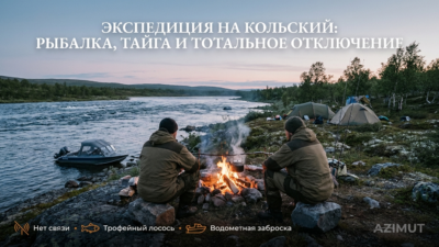 Экспедиция на север: рыбалка, тайга, охота и полное отключение