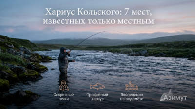 Где ловить хариуса: 7 мест, о которых знают только местные