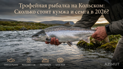 Кумжа и семга на Кольском: почём трофейная рыбалка в 2026 году