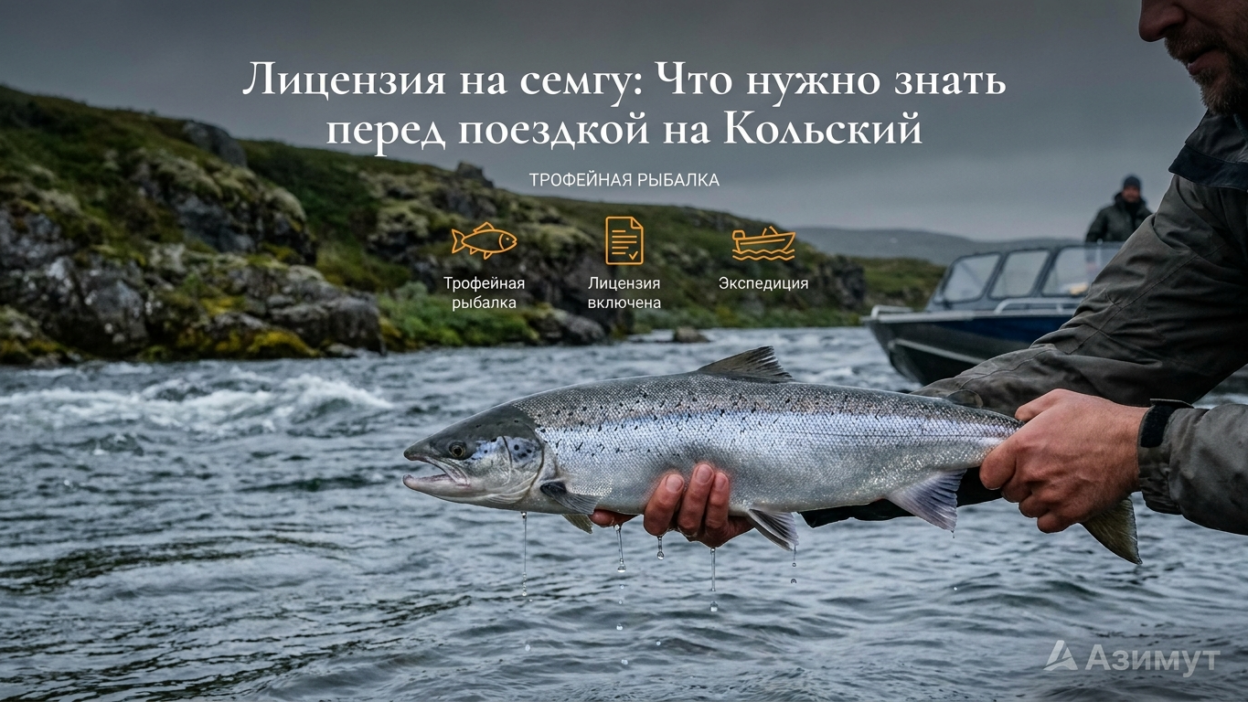 Лицензия на лосося: всё, что нужно знать перед поездкой на Кольский