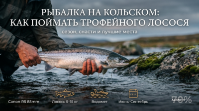 Рыбалка на семгу на Кольском — всё, что нужно знать до поездки