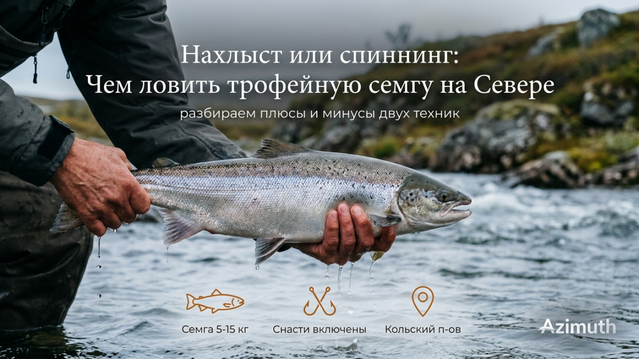 Рыбалка на семгу: нахлыст или спиннинг — что выбрать на севере