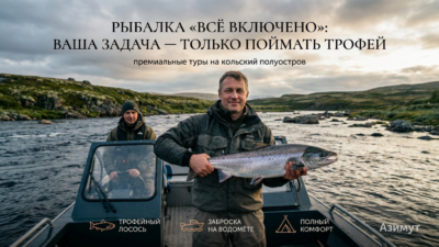 Рыболовные туры всё включено — отдыхай, остальное берём на себя