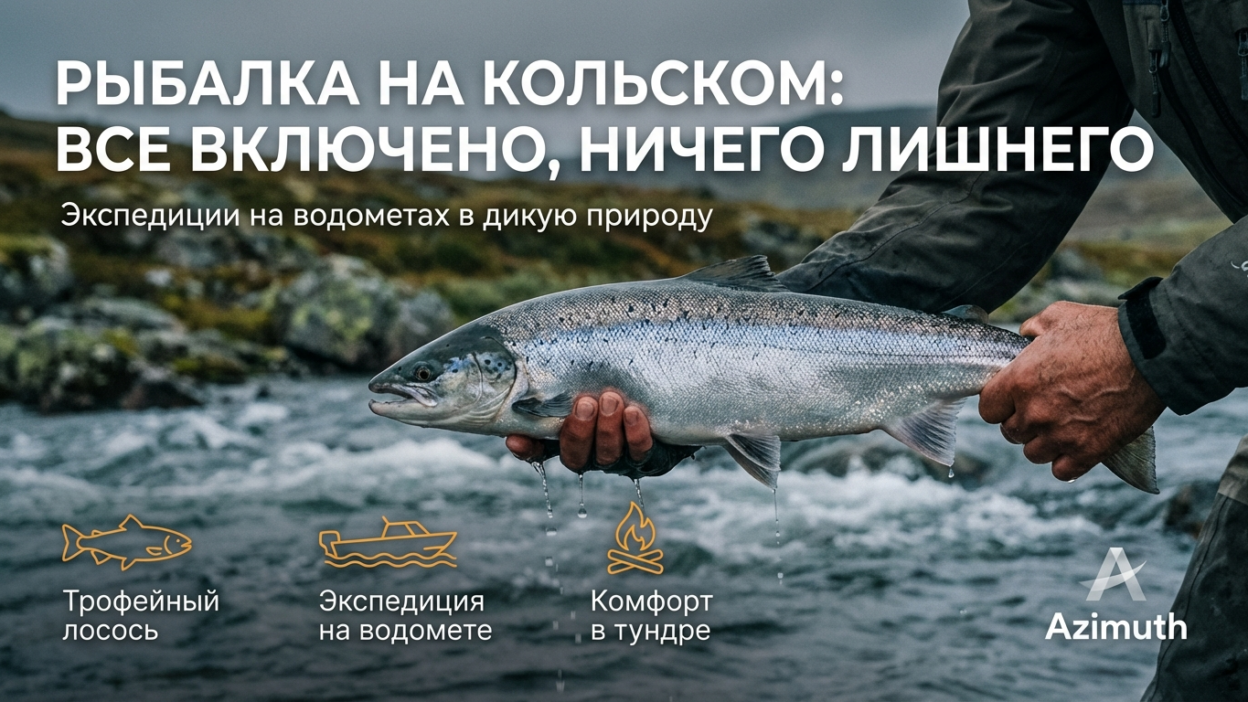 Рыболовные туры на Кольский — всё включено, ничего лишнего