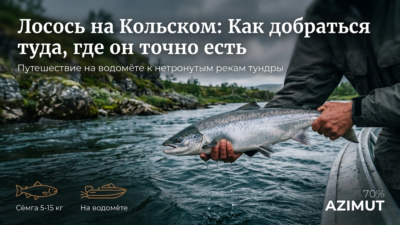 Семга на Кольском — как попасть туда, где она точно есть