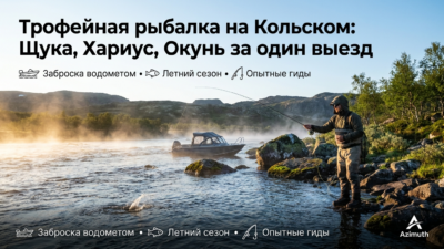 Щука, хариус, окунь: летний рыболовный тур на любой вкус