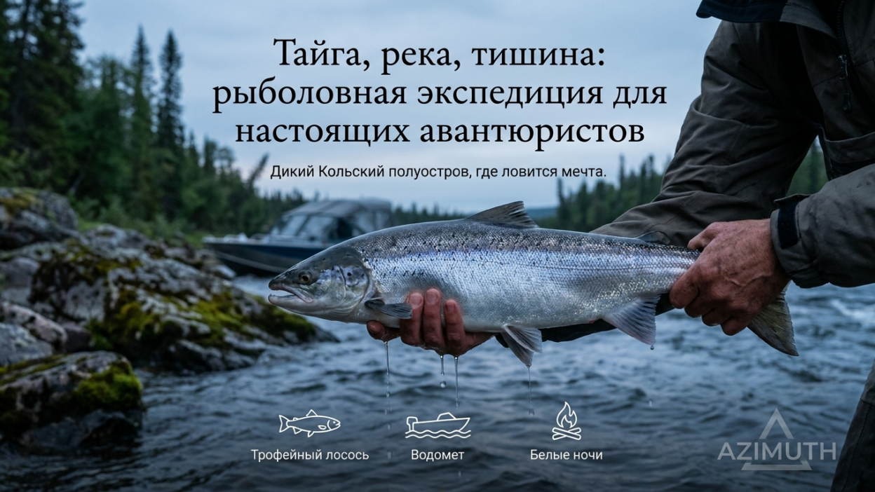 Тайга, река, тишина — рыболовная экспедиция для настоящих