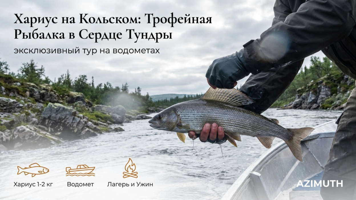 Тур на хариуса — что вас ждёт на северной реке
