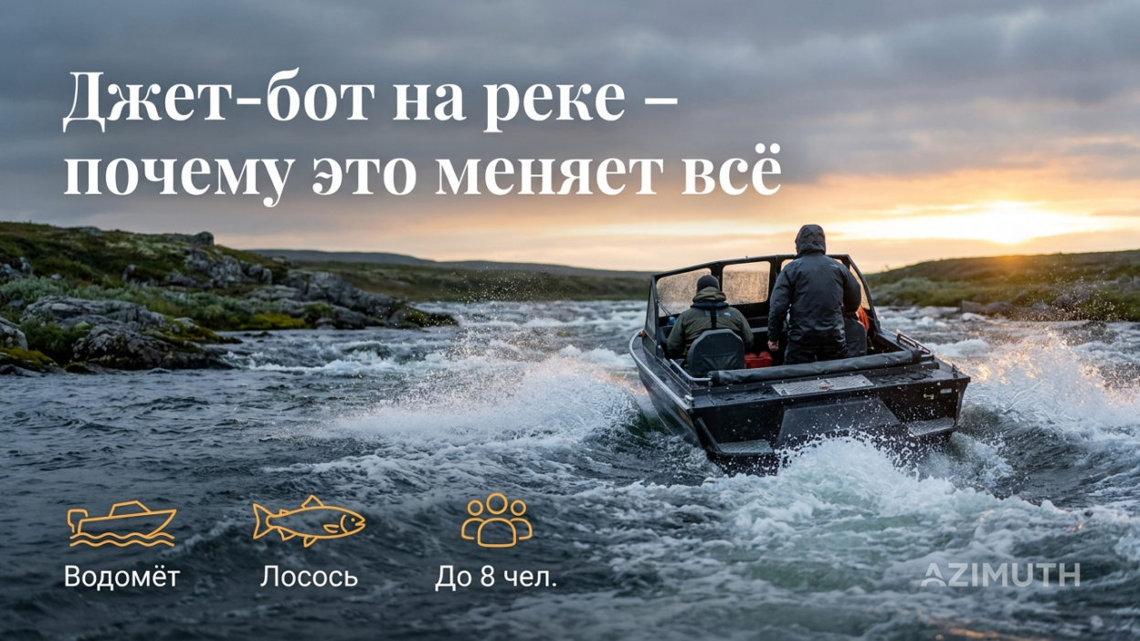 Водомётная лодка на реке — почему это меняет всё