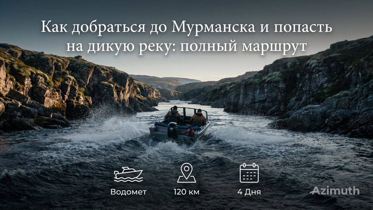 Как доехать до Мурманска и попасть на дикую реку — полный маршрут